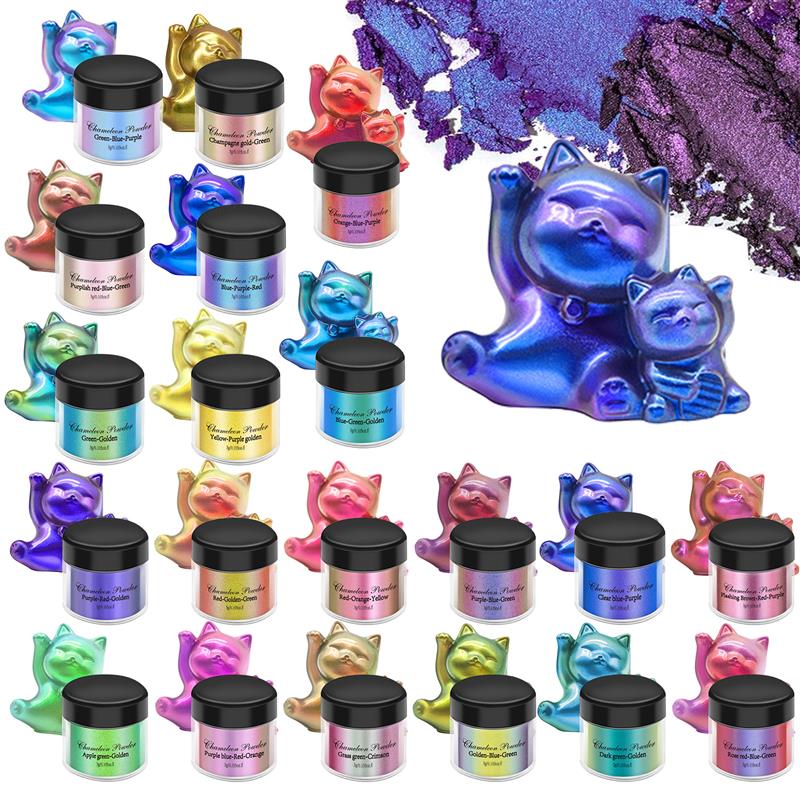 Resin Art Mould - 3g Mirror Chameleons Resin Pigment Glitter