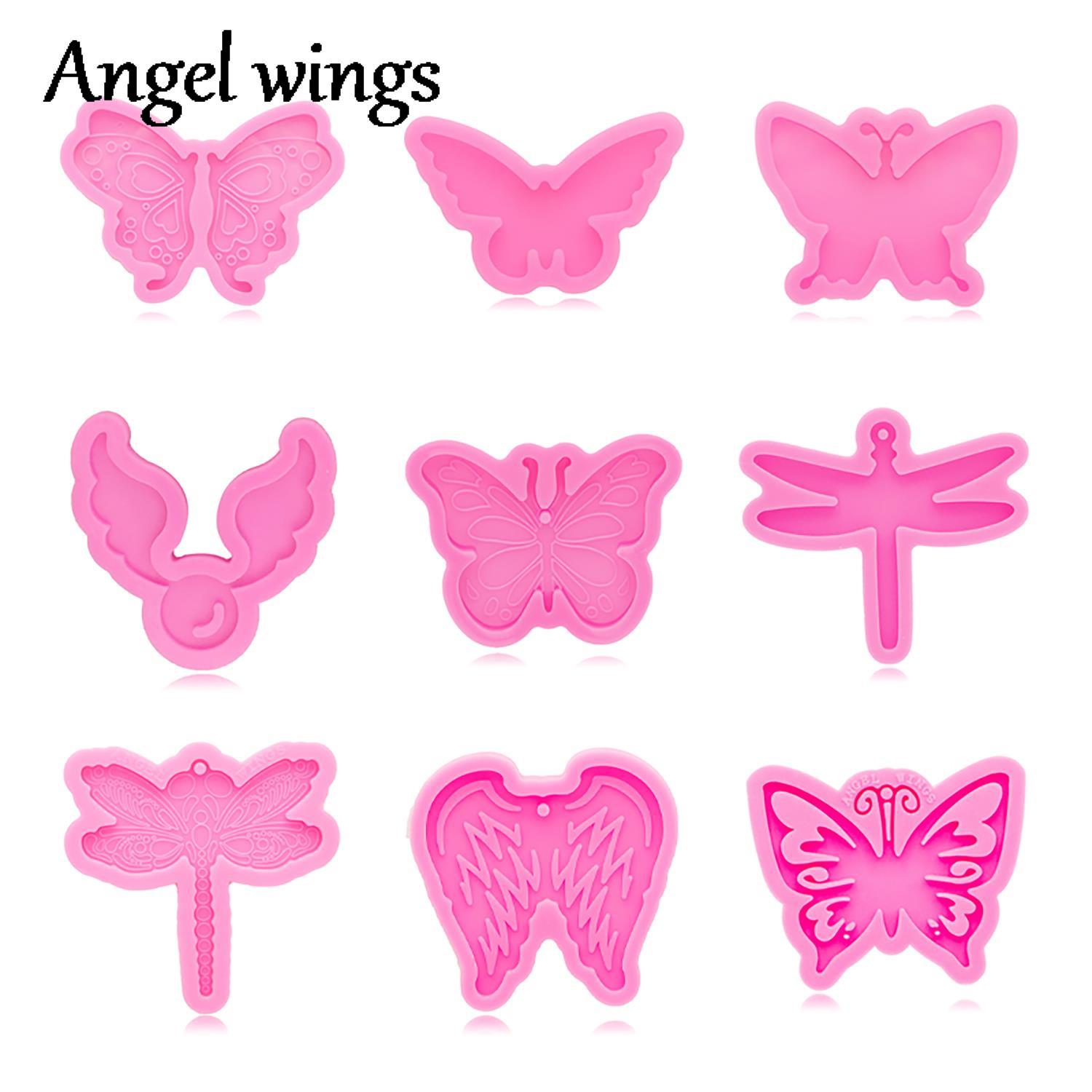 DY1056 Silicone Butterfly/Drag - Resin Art A Keychain 评论和价格