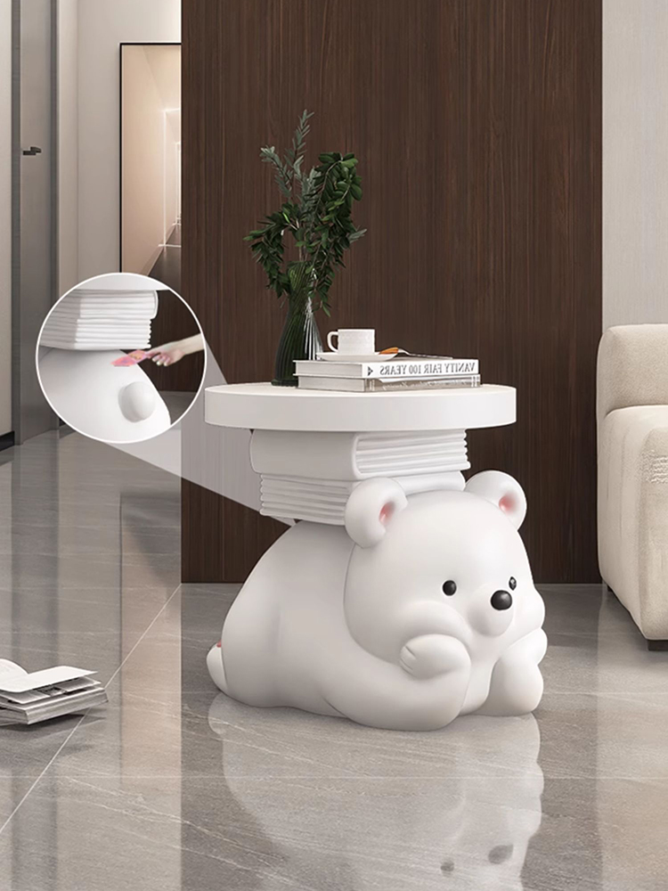 Home Decor Creative Animal Bea - Resin Art In Floor 评论和价格