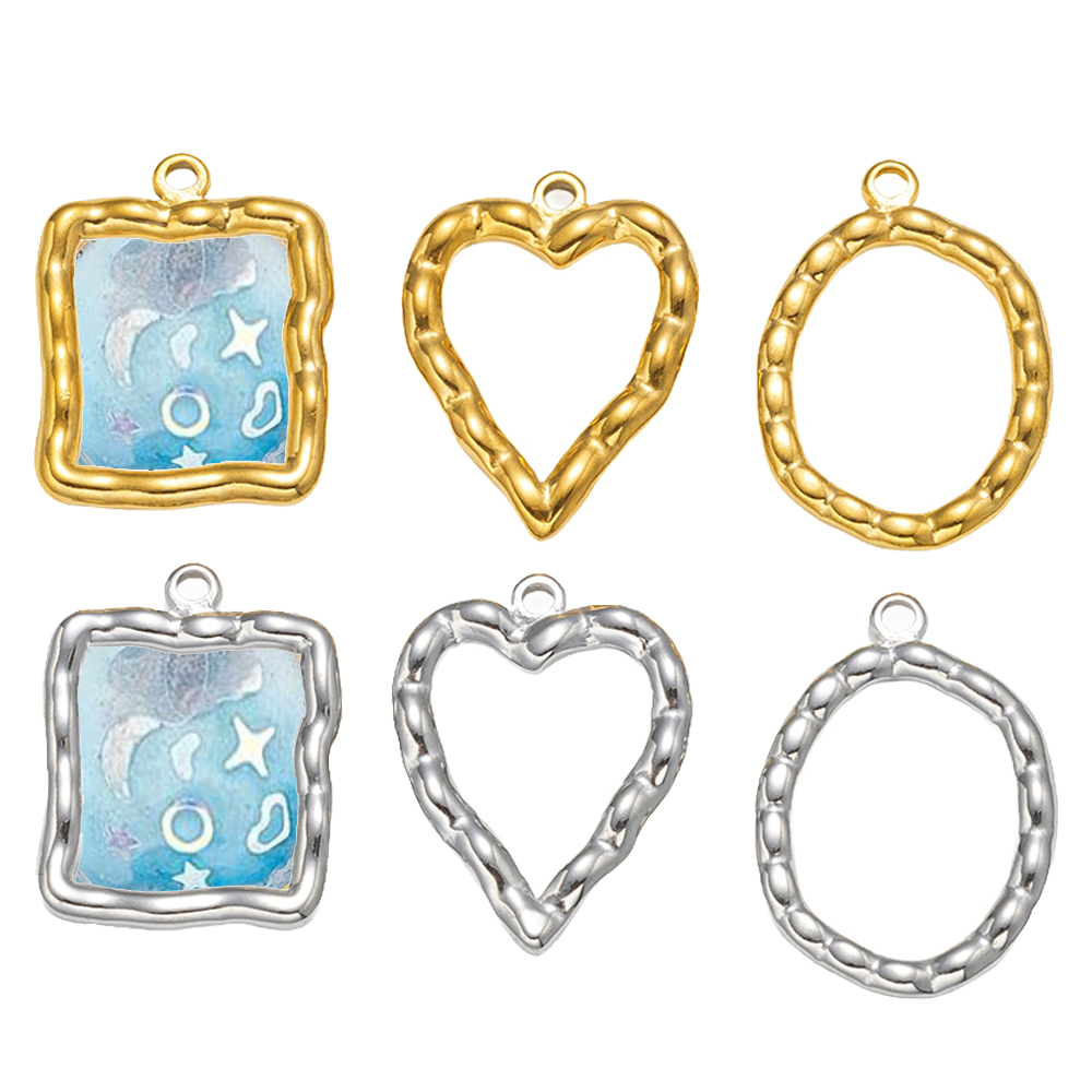 5pcs Stainless Steel Heart Rou - Resin Art And Decor 评论和价格