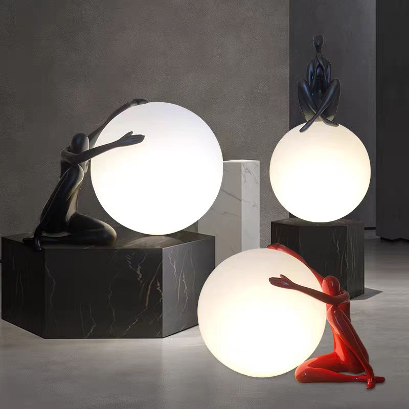 Nordic Art Floor Lamp Abstract - Resin Art In Floor 评论和价格
