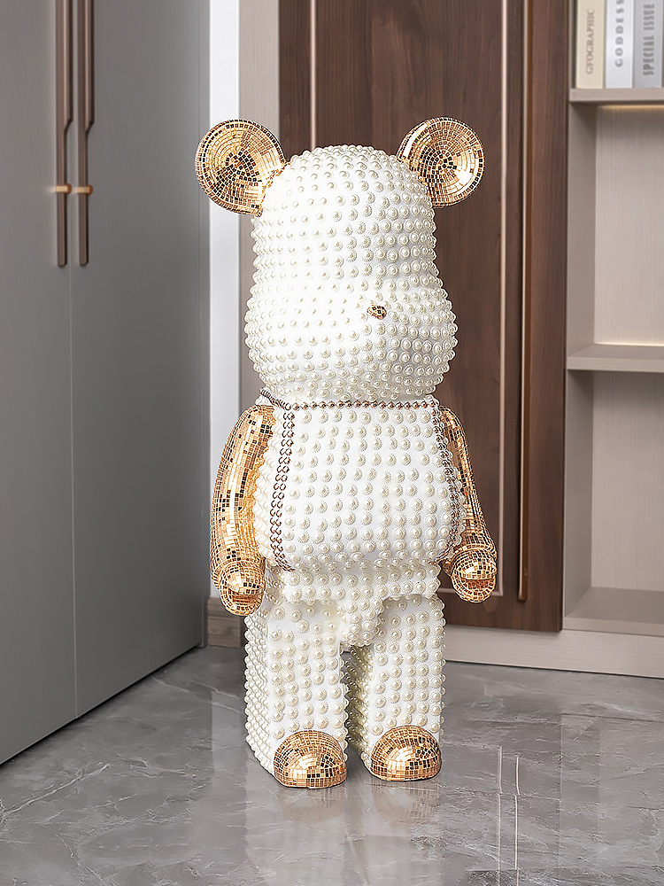 Cartoon Bear Ornament Home Dec - Resin Art In Floor 评论和价格