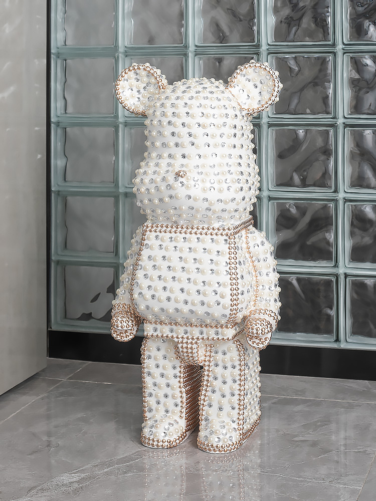 Cartoon Bear Ornament Home Dec - Resin Art In Floor 评论和价格