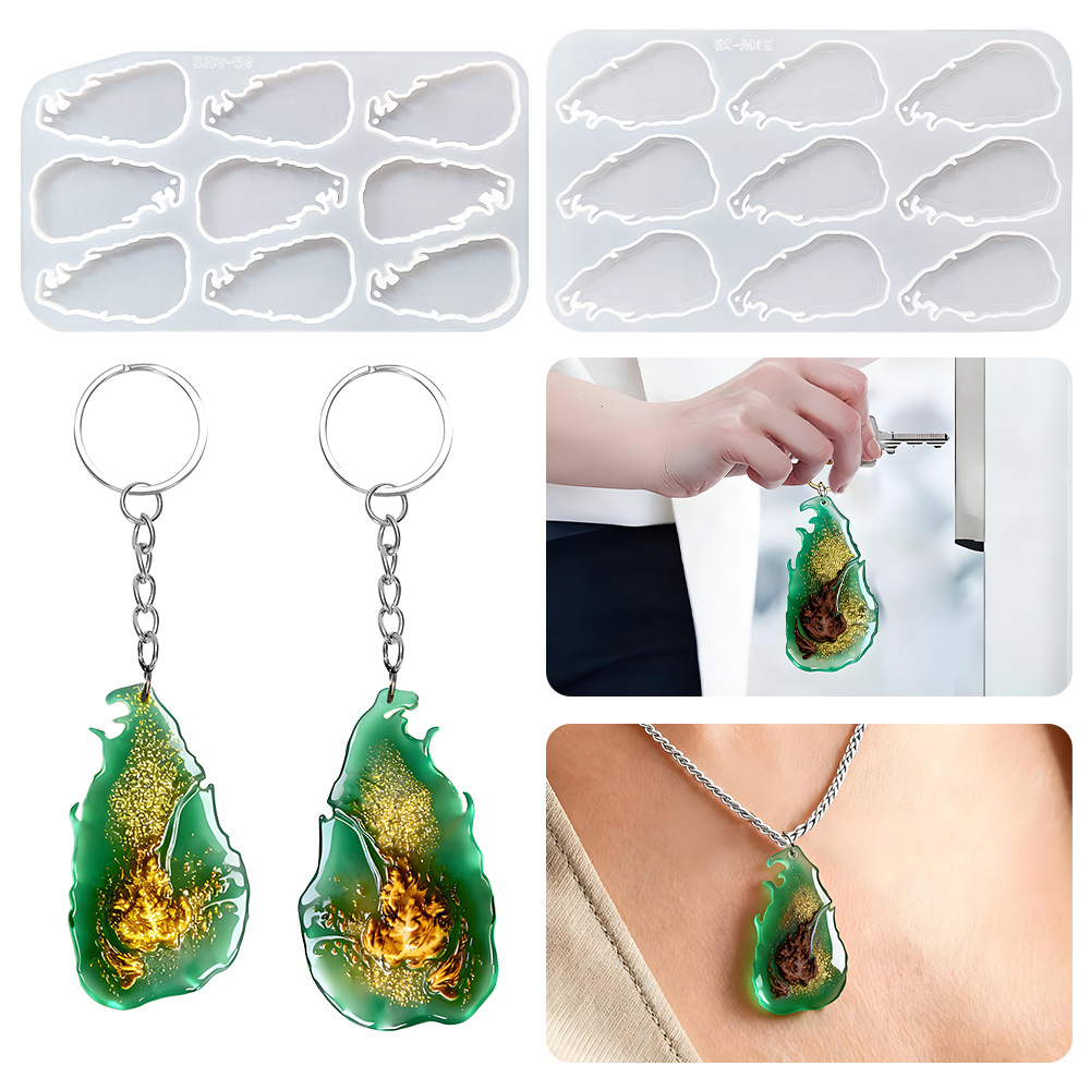 Sri Lanka Map Mold Pendant Key - Resin Art A Keychain 评论和价格