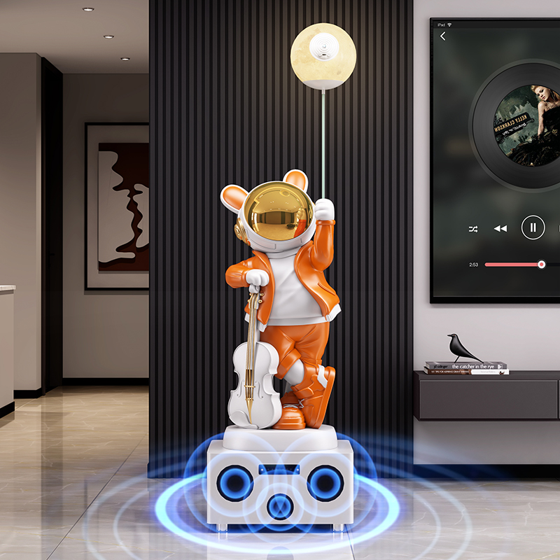 Home Decor 136CM Rabbit Astron - Resin Art In Floor 评论和价格