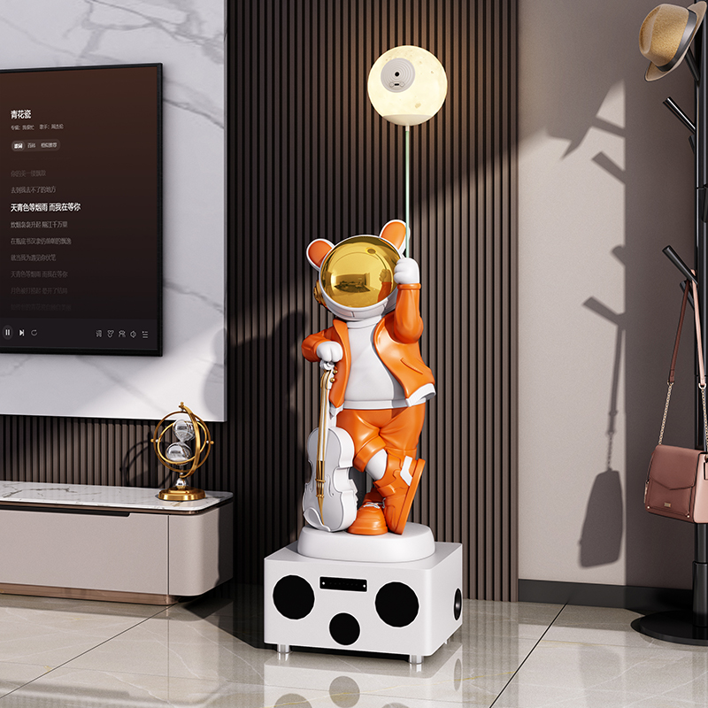 Home Decor 136CM Rabbit Astron - Resin Art In Floor 评论和价格