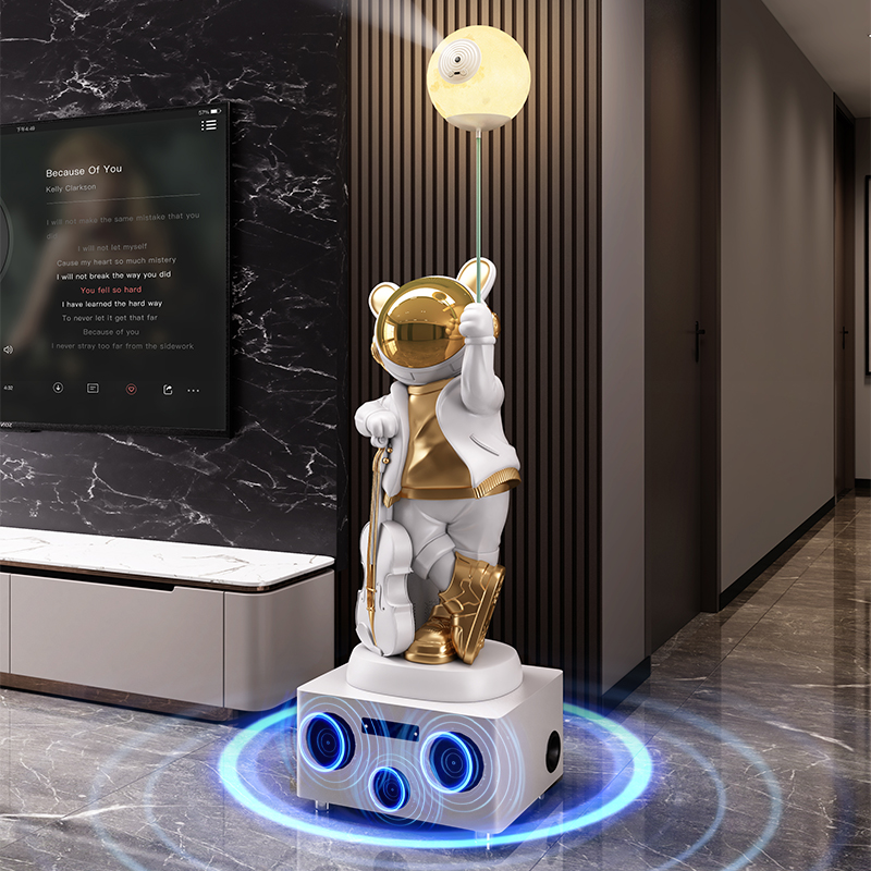 Home Decor 136CM Rabbit Astron - Resin Art In Floor 评论和价格