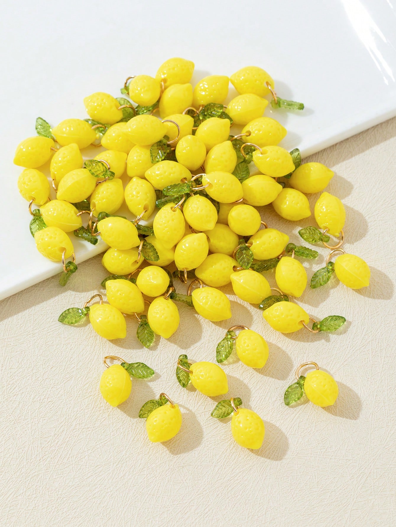 10Pcs 3D Lemon Resin Charms Pe - Resin Art And Decor 评论和价格