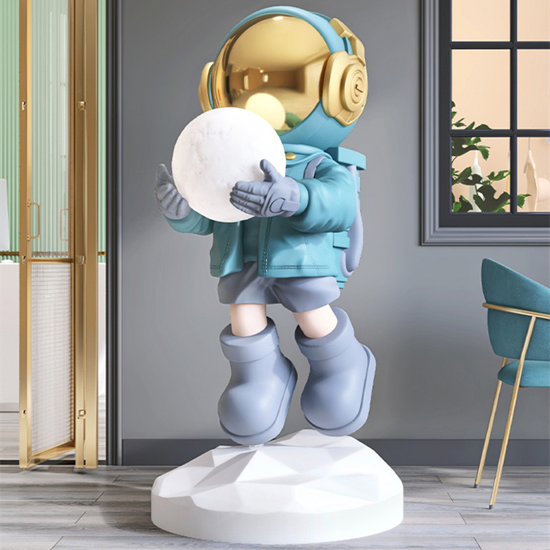Astronaut floor lamp Decor Sta - Resin Art On Floor 评论和价格