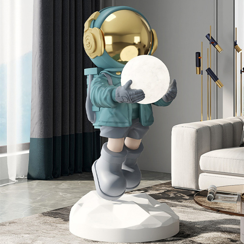 Astronaut floor lamp Decor Sta - Resin Art On Floor 评论和价格