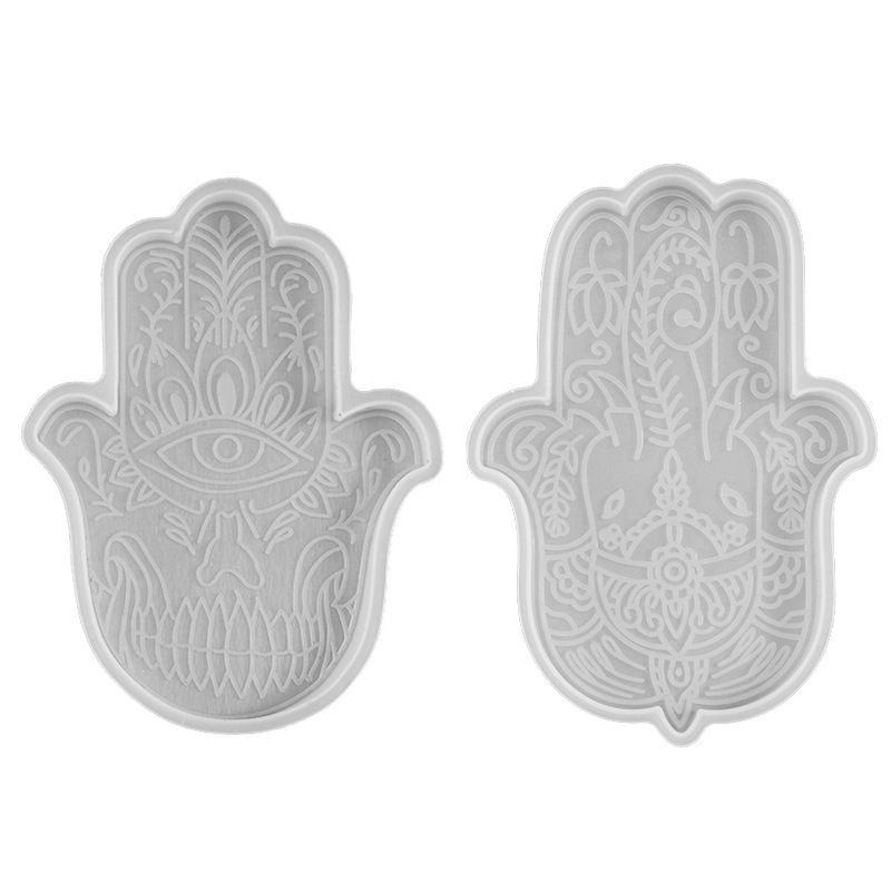 1 Pcs DIY Coaster Hand of Fati - Resin Art Mould 评论和价格