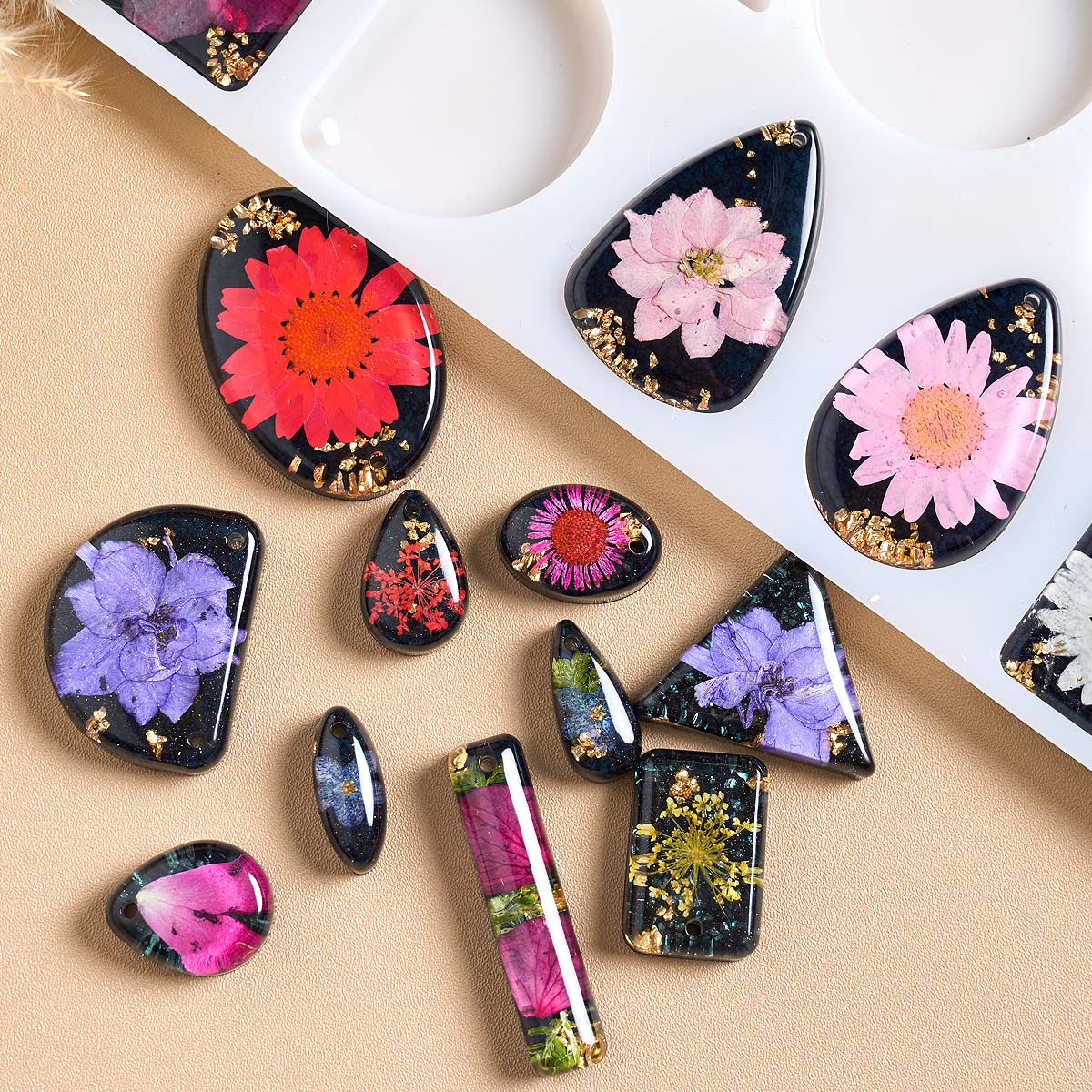 Time Stone Pendant Silicone Mo - Resin Art A Keychain 评论和价格