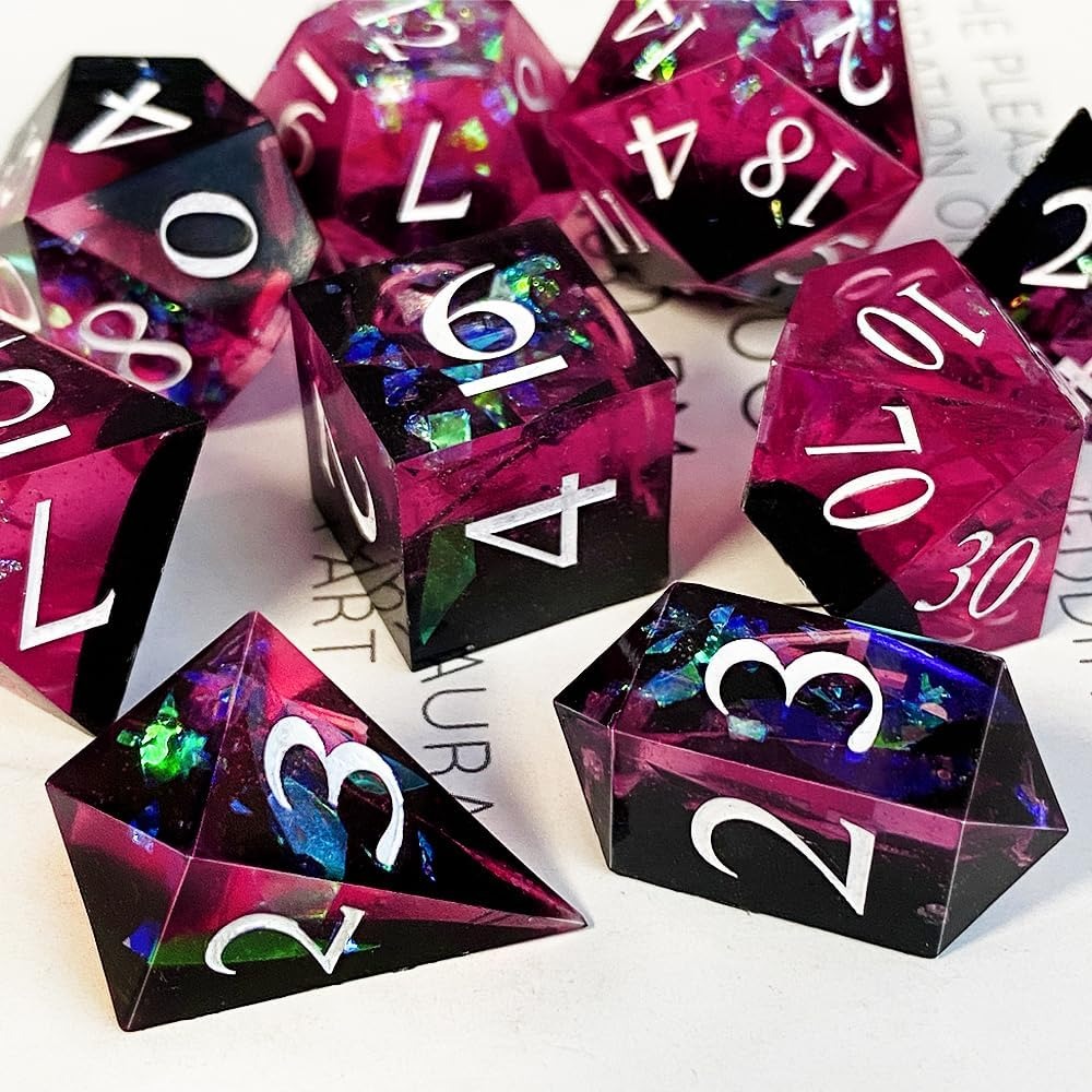 DIY DND Sharp Edge Dice Silico - Resin Art Mould 评论和价格