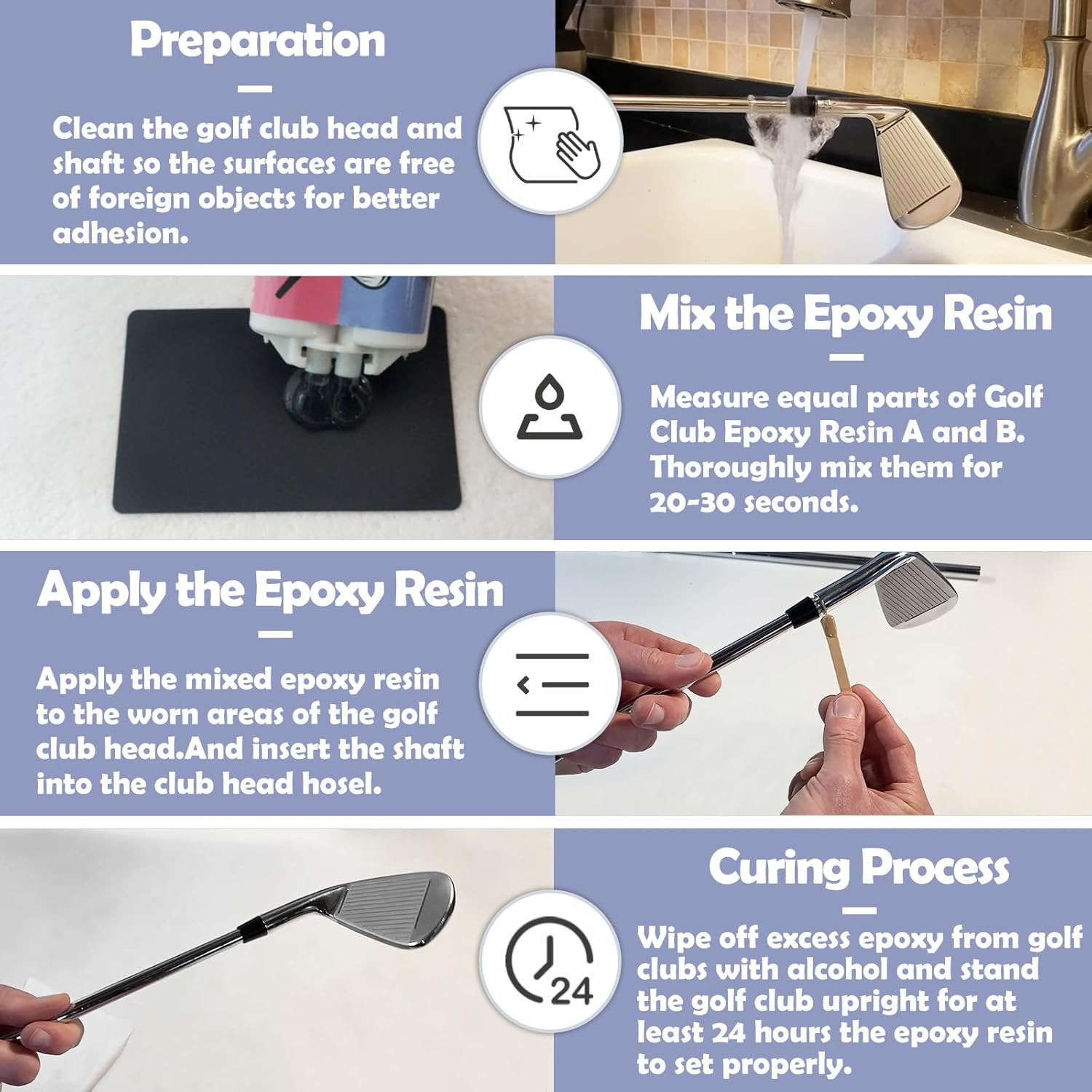 Long Cure Epoxy Glue for Golf  - Epoxy Resin Ab 评论和价格