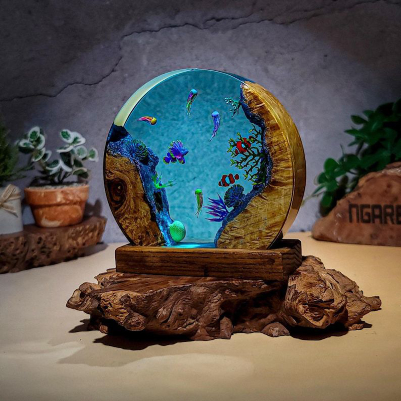 Ocean Aquarium Organism Resin  - Resin Art And Decor 评论和价格