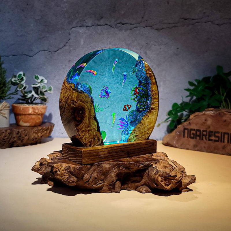 Ocean Aquarium Organism Resin  - Resin Art And Decor 评论和价格