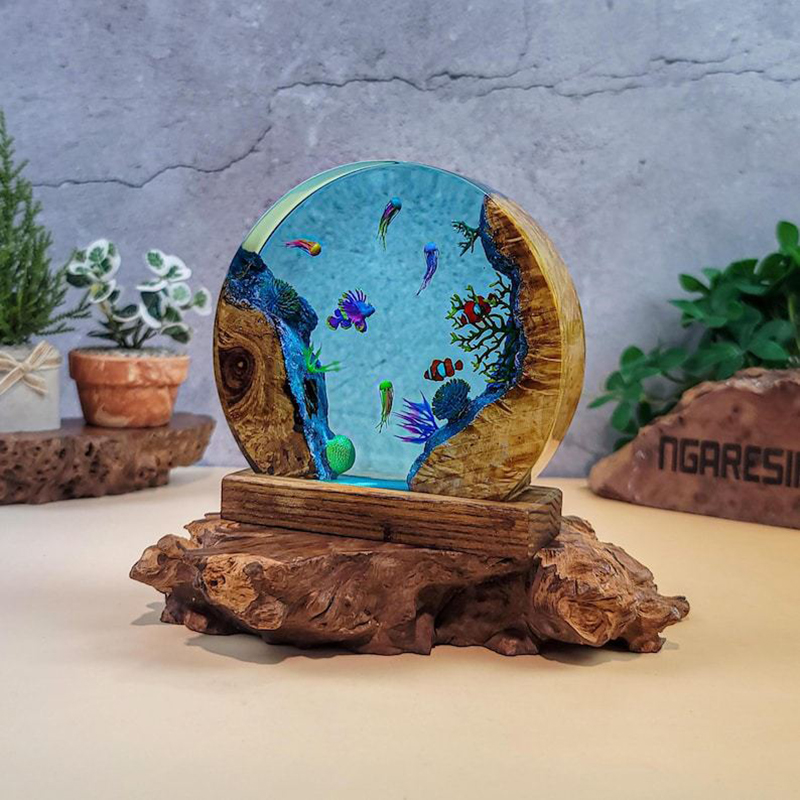 Ocean Aquarium Organism Resin  - Resin Art And Decor 评论和价格