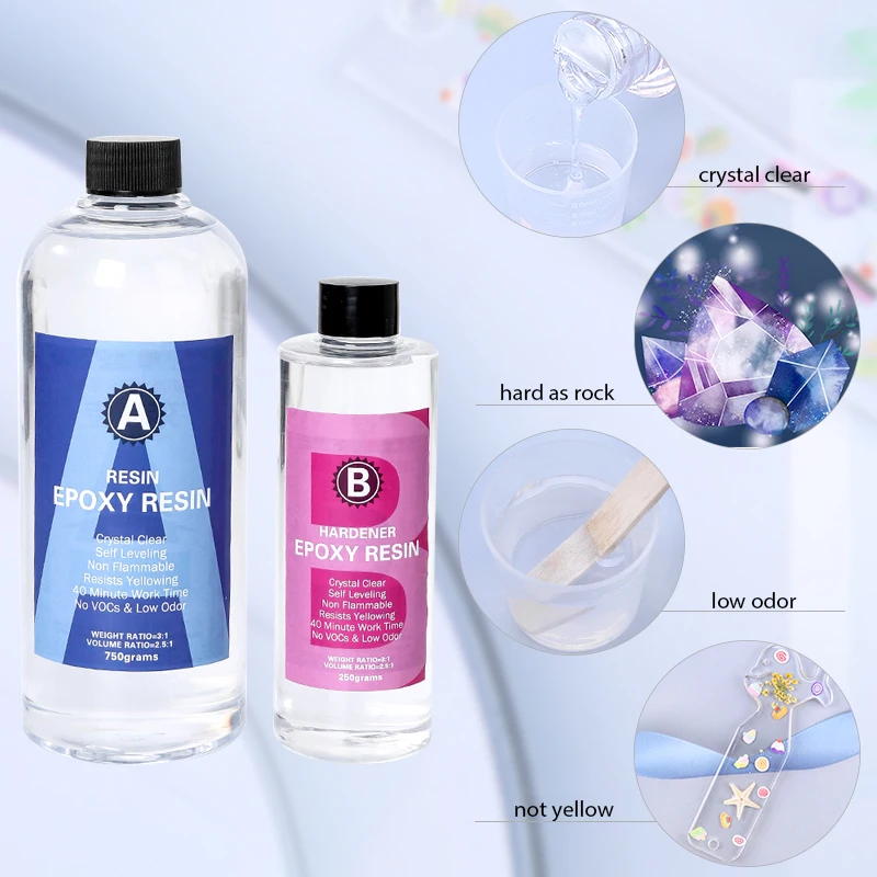 Epoxy Resin Kit Crystal Clear  - Epoxy Resin Ab 评论和价格