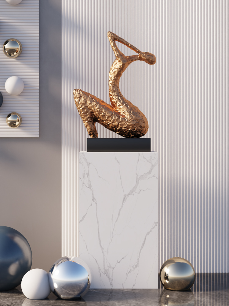 Home Decor Sculpture Creative  - Resin Art In Floor 评论和价格