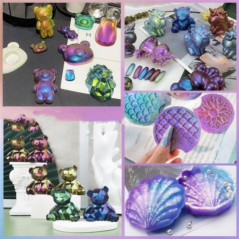 3g Mirror Chameleons Resin Pig - Resin Art Mould 评论和价格