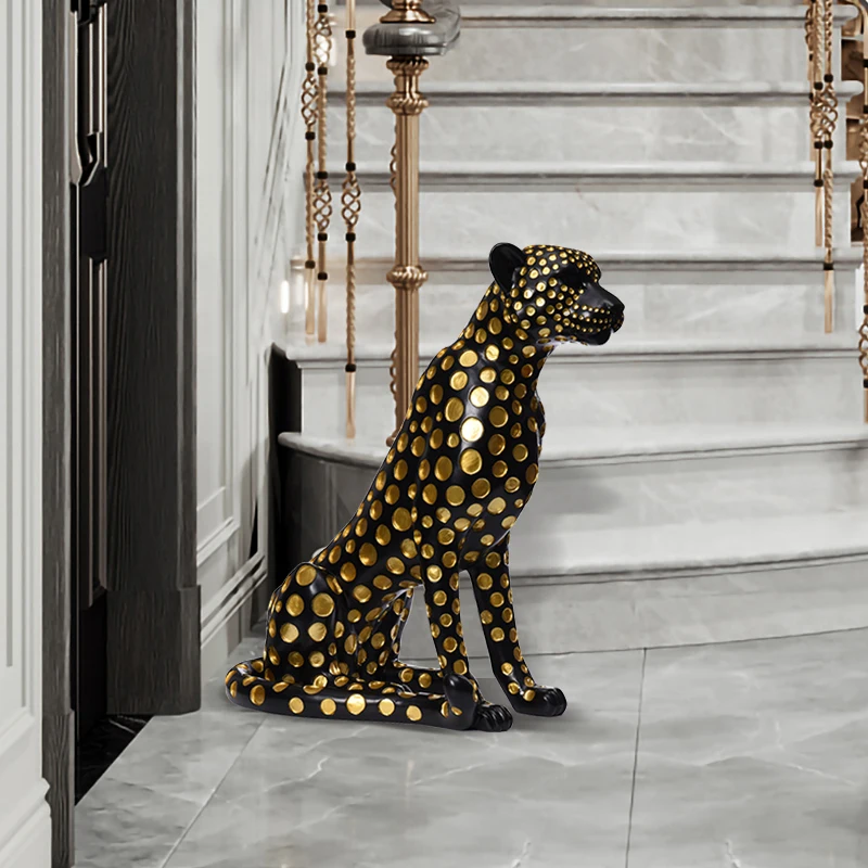 Home Decor Fortune Leopard Sta - Resin Art In Floor 评论和价格