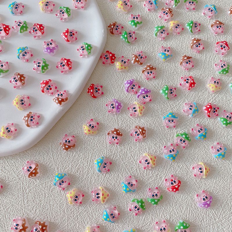 2/10/20pcs Kirby Nail Charms 3 - Resin Art And Decor 评论和价格