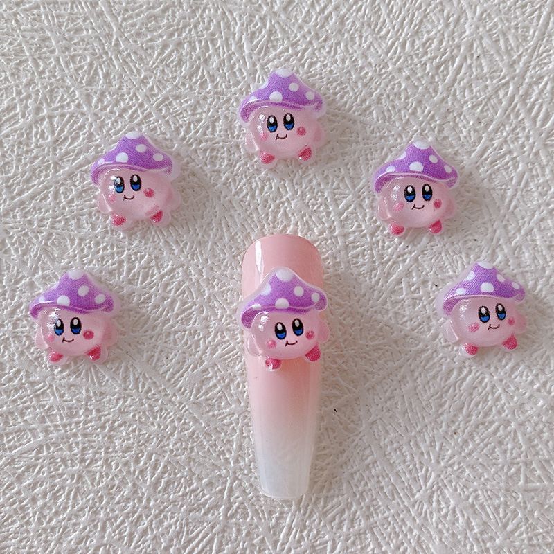 2/10/20pcs Kirby Nail Charms 3 - Resin Art And Decor 评论和价格