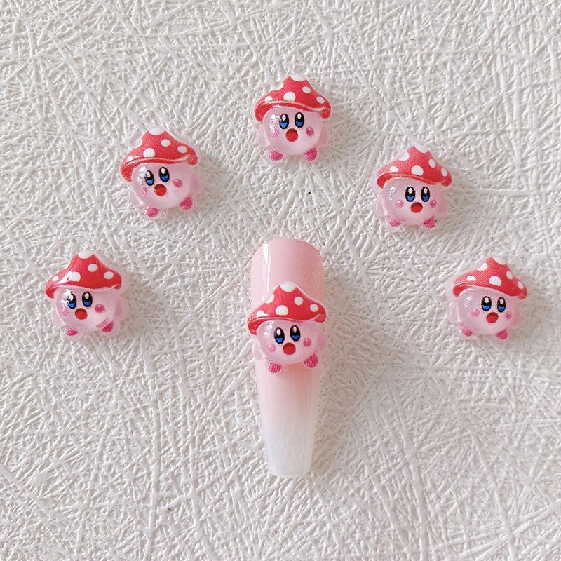 2/10/20pcs Kirby Nail Charms 3 - Resin Art And Decor 评论和价格
