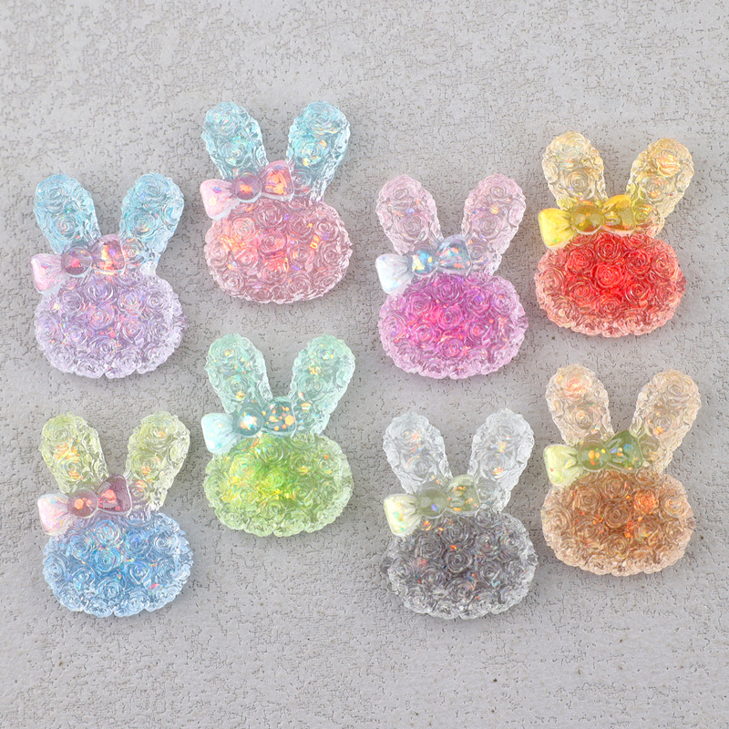 5PCS 18*25mm Luminous Gradient - Resin Art And Decor 评论和价格