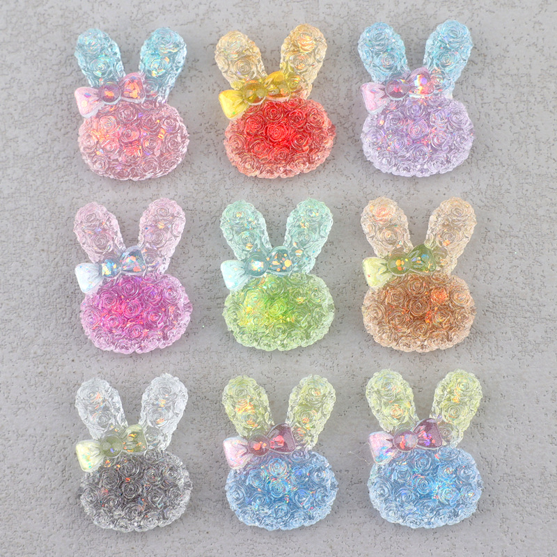 5PCS 18*25mm Luminous Gradient - Resin Art And Decor 评论和价格