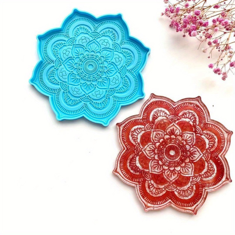 Mandala Coaster Silicone Mold  - Resin Art Mould 评论和价格