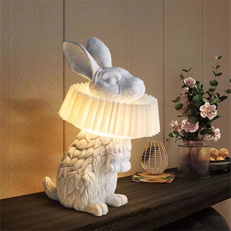 Modern Adorable Rabbit Table L - Resin Art On Floor 评论和价格