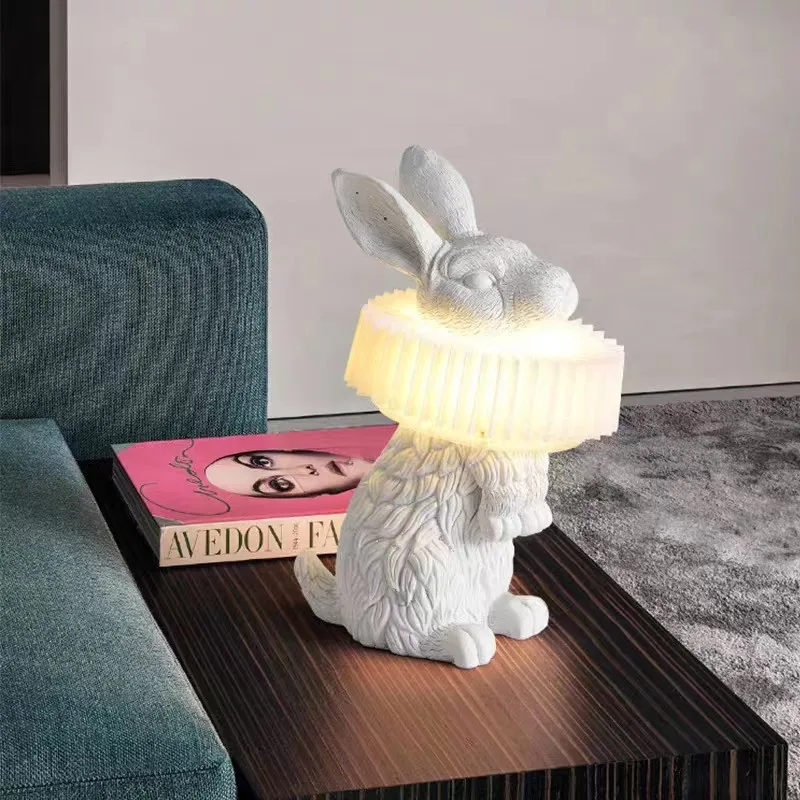 Modern Adorable Rabbit Table L - Resin Art On Floor 评论和价格