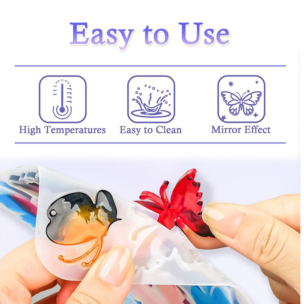 Resin Earring Molds Butterfly  - Resin Art A Keychain 评论和价格