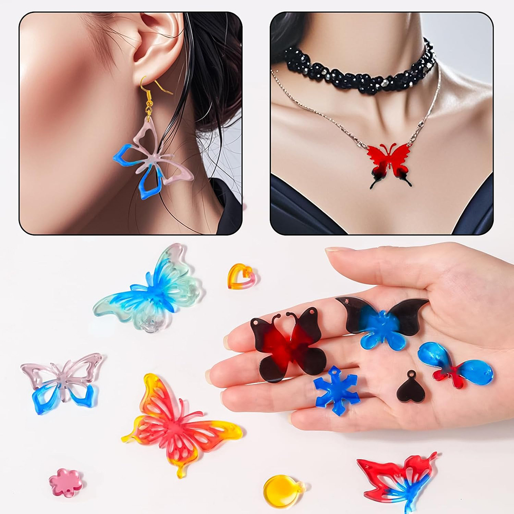Resin Earring Molds Butterfly  - Resin Art A Keychain 评论和价格