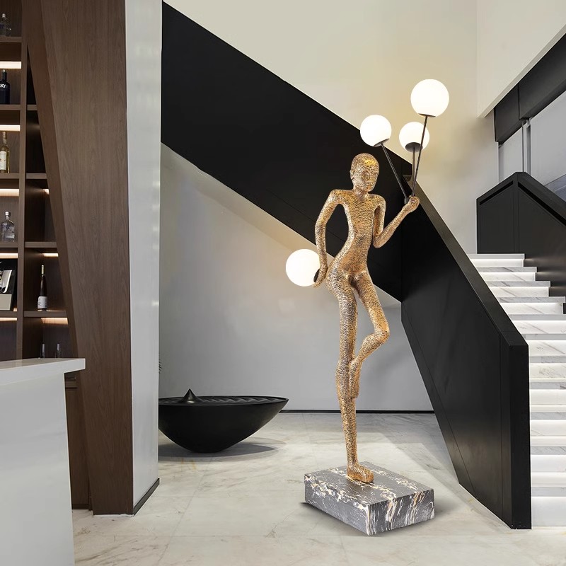 Living Room Floor Lamp Crafts  - Resin Art In Floor 评论和价格