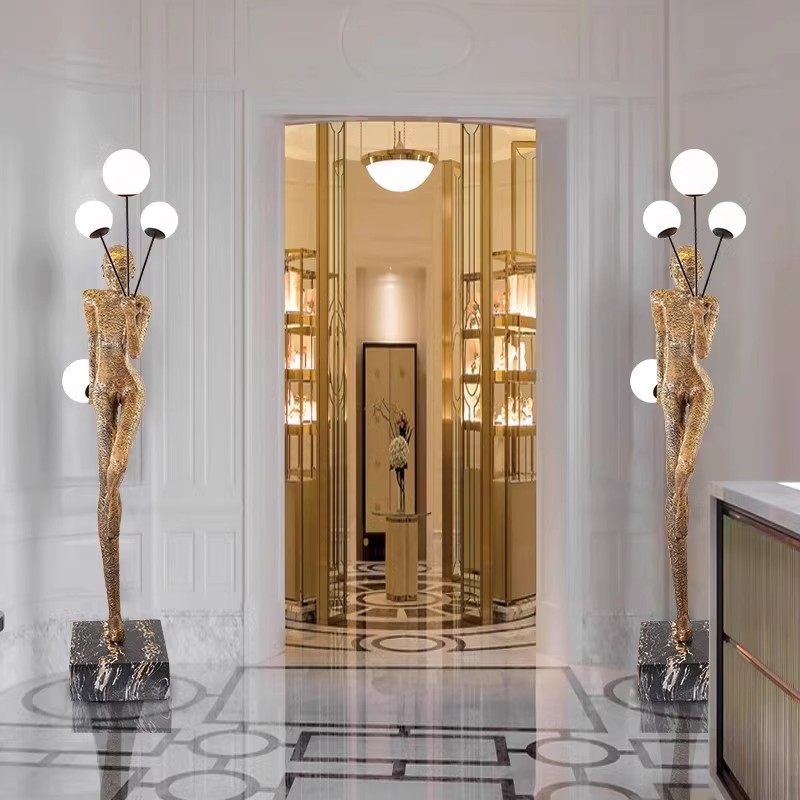 Living Room Floor Lamp Crafts  - Resin Art In Floor 评论和价格