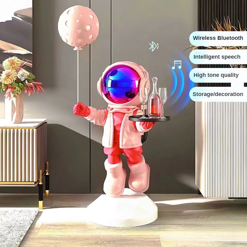 Large Creative Astronaut Astro - Resin Art In Floor 评论和价格